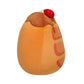 Squishmallows 7.5-Inch Weaver The Waffle Plush Toy with Strawberries, Multicolor - Model SQCR05376