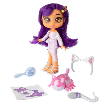 Aphmau Fashion Doll & Accessories Mermaid, 5 Mystery Surprise Toys, Exclusive Glitter Meemeows Mini Figure, Official Merch