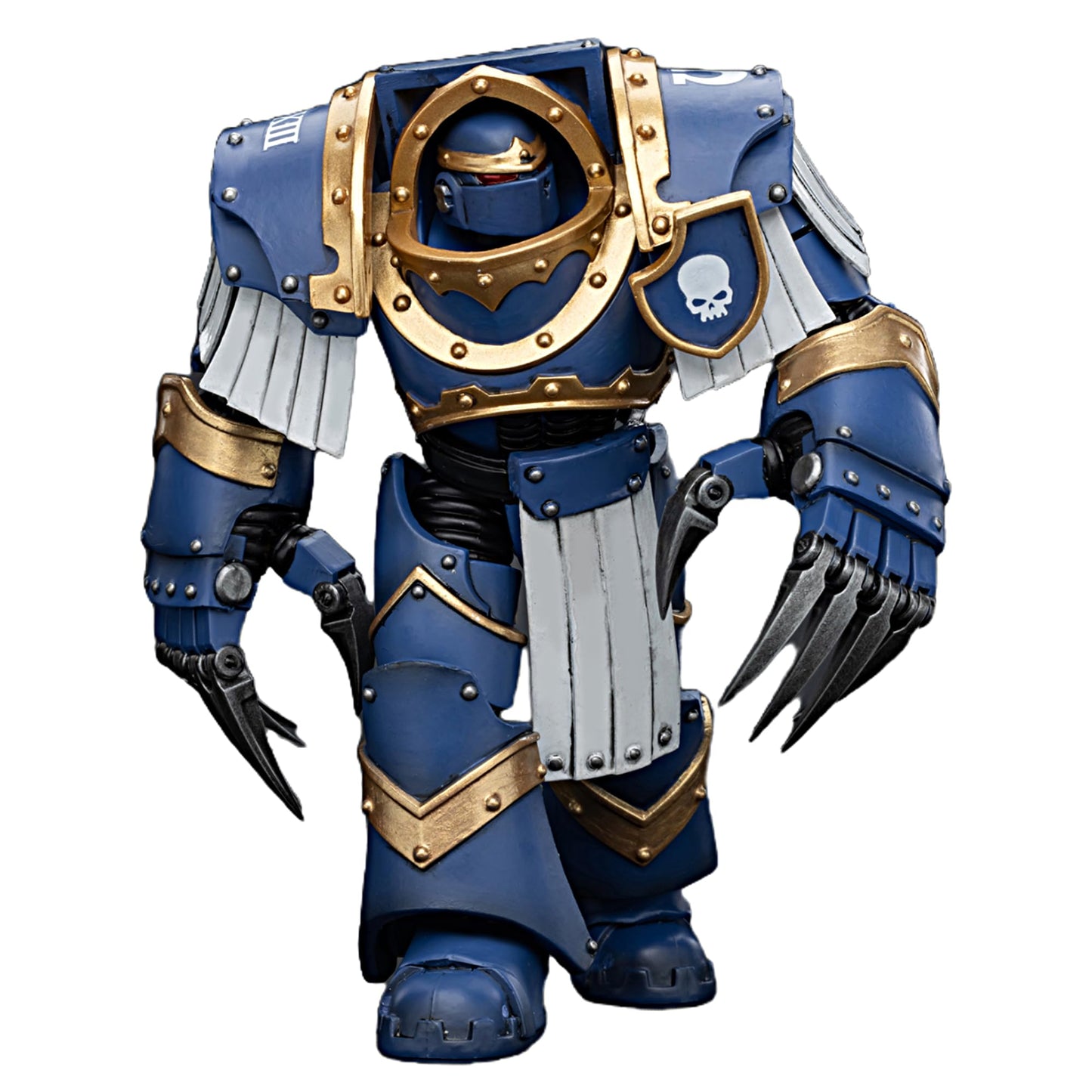 JOYTOY Warhammer 40K 1/18 Action Figures Ultramarines Cataphractii Terminator Squad Terminator with Lightning Claws Collectible Model