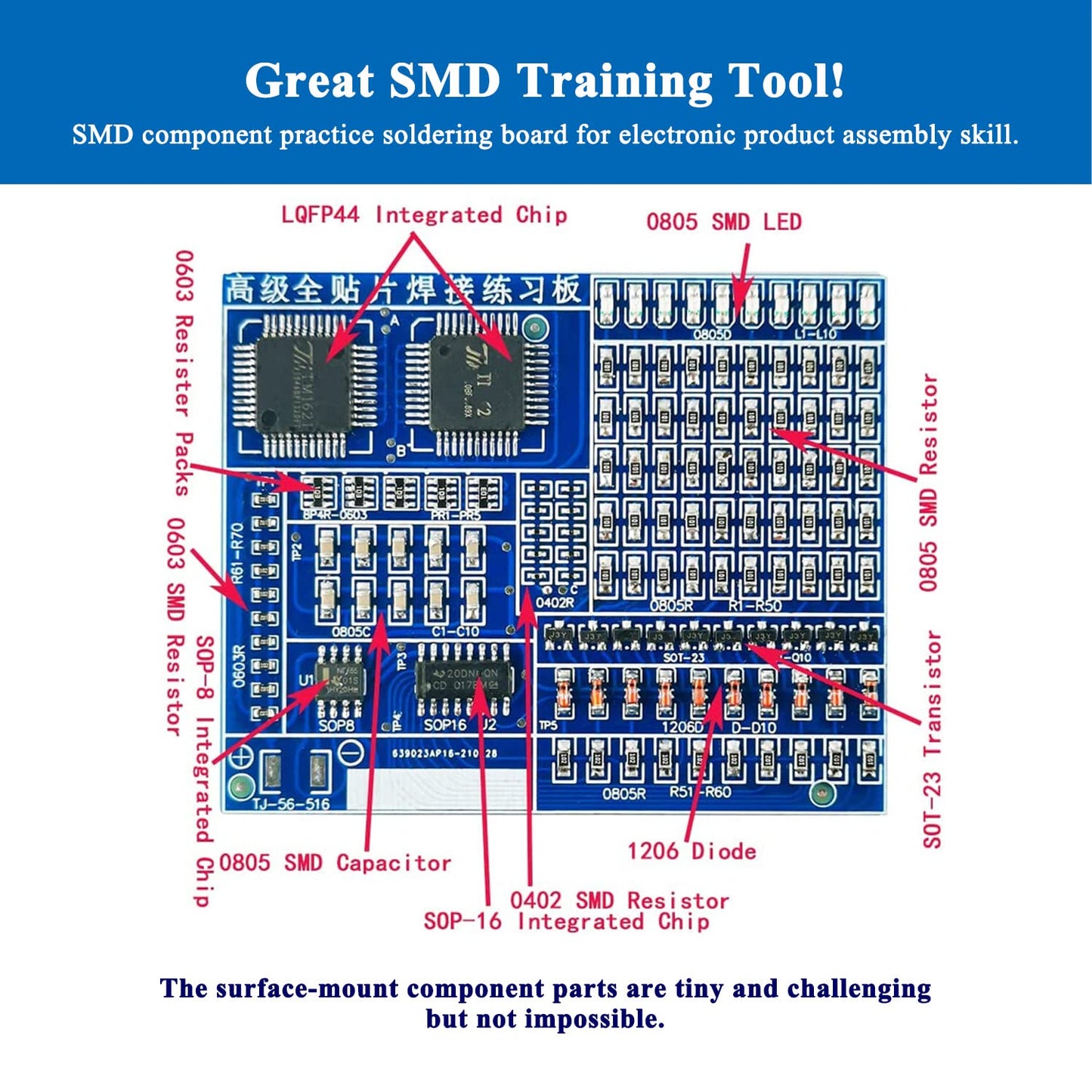 4Pcs Isolderstore Electronic Diy Kits Smd Kit Soldering Practice Kit Diy Soldering Project For Teens Kids Adults Thanksgiving Xm