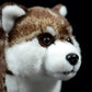 Zhongxin Made Siberian Husky Plush Toy - Realistic 11' Brown Standing Siberian Husky Puppy Dog Stuffed Animal Cute Dog Pet Toy, Gift Toys For Kids Birthday Christmas