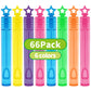 Springflower 66 Pieces Mini Bubble Wands,Bubble Party Favors Assortment Toys For Kids,Themed Birthday, Halloween, Goodie Bags, Carnival Prizes, Wedding,Outdoor Gifts For Girls & Boys