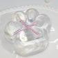 2.76 Inch Cat Paw Squeeze Toy - Handmade Glitter Transparent Paw, Cute Soft Stress Relief Fidget Toy Suitable For Adults