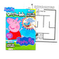Daniel Tiger's Neighborhood Imagine Ink Coloring Book Bundle, 3 Pack, No Mess Magic Ink, Paper, Includes Peppa Pig Stickers