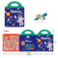 Reusable Sticker Books For Kids, Travel Sticker Learning Toys For Toddlers, Toddler Educational Learning Toys, Gifts For 3 4 5 Year Old Girls Boys, Dinosaur&Space&Ocean Animal