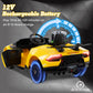 Licensed Lamborghini Huracan Ride on Car by INFANS, 12V Kids Electric Vehicle Battery Powered Toy with Remote Control, LED Light