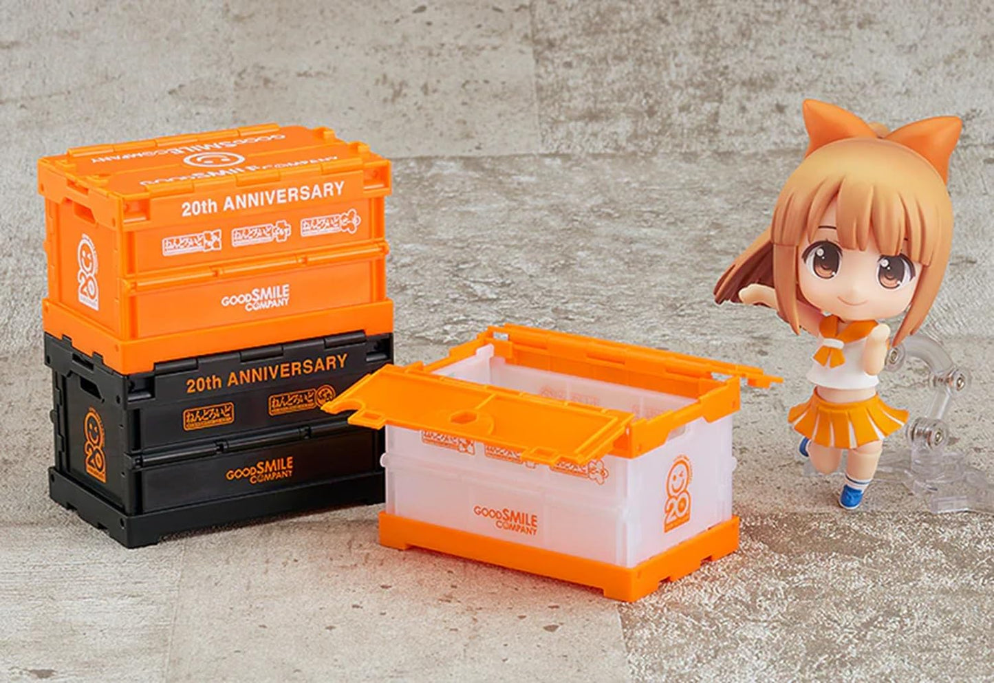 Good Smile Nendoroid More: Anniversary Crate (Black Ver.), Multicolor