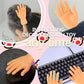 fnqiank 30 Pcs Miniature Rubber Finger Puppets - Cute Tiny Hands for Gifts, Puppet Shows, Pranks & Party Favors