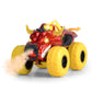 DICKIE TOYS Flaming Fire Monster Truck - 9.84 Inch Monster Truck with Steam Effect, Rubber Tires, Light & Sound, for Kids Ages 3