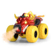 DICKIE TOYS Flaming Fire Monster Truck - 9.84 Inch Monster Truck with Steam Effect, Rubber Tires, Light & Sound, for Kids Ages 3