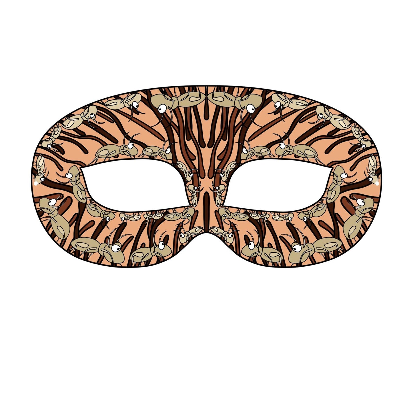 The Dreidel Company Passover Plague Masks, Laminated Pesach Face Masks (20-Pack)