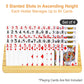 plusvivo Card Holders Set of 4 with Adjustable Stand - 5 Slots Wooden Organizer for Playing Cards - Ideal for Adults, Seniors, and Kids