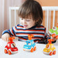 ALASOU Animal Car Baby Toys for 1-2 Year Old Boys, Multi-color, ABS Material, Perfect First Birthday Gift for Toddlers
