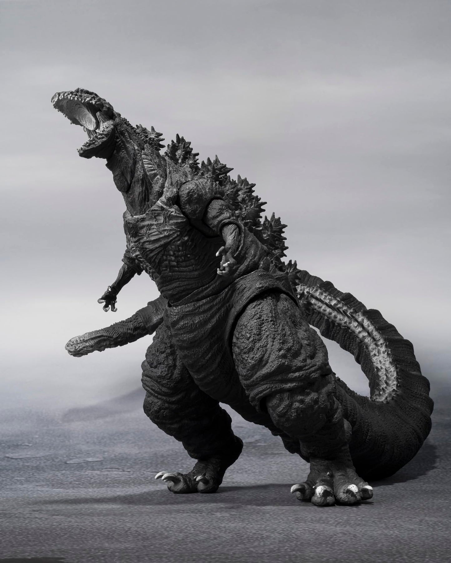 Tamashii Nations - Shin Godzilla - Godzilla [2016] The Fourth Orthochromatic Ver., Bandai Spirits S.H.Monsterarts Action Figure