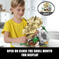 Qlt 2 In 1 Jurassic Dinosaur Skull Fossils Building Set: T. Rex, Triceratops, Stem Educational Dino Toy Skeleton Model For Kids, Compatible With Lego Adults, Great Gift For Boys Girls (714 Pcs)