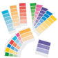 Fun Express Paint Chip Supply Strips - Perfect for Kids Educational Activities, Arts and Crafts, and Creative Learning Projects