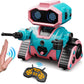 Dwirctoys Robot Toys For Boys Girls,Rechargeable Rc Robot For Kids With Programmable,Auto-Demonstration,Dance Moves,Music, Led E