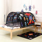 Crawlbo Kids Bed Tent Twin Beds - Zoos And Cars Wonder Play Tents Boys Girls Ventilated Indoor Play Tent Children Promotes Indep