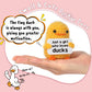 Mbl Positive Duck For Girl Gifts - Funny Handmade Emotional Uplifting Support Inspirational Knitted Duck Animal Stuff For Women
