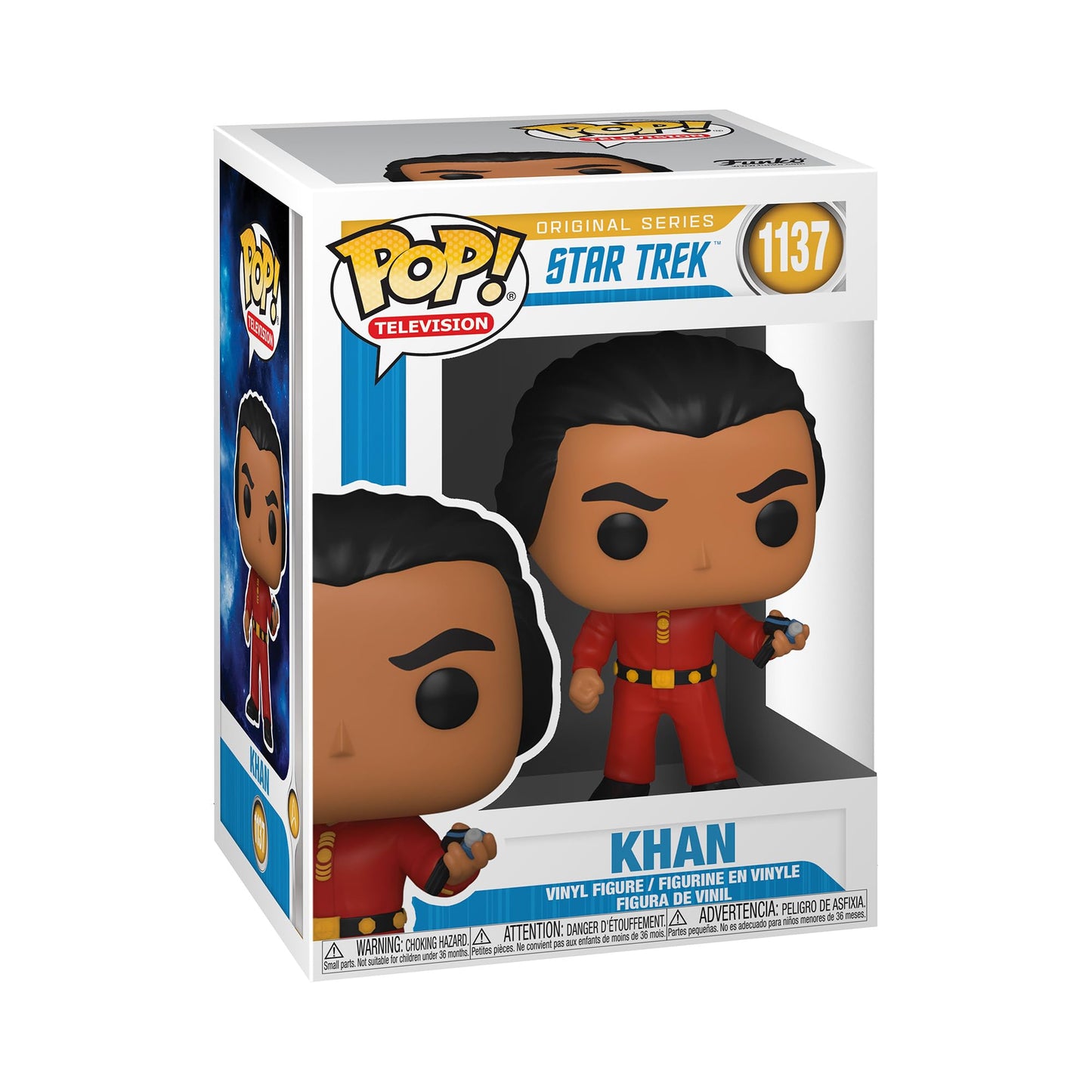 Funko Pop Pop! Tv: Star Trek - Khan Collectible Vinyl Figure, Multicolor, One Size