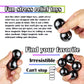 YANZHE Cool Giant Magnetic Balls Fidget Toy for mature-themeds  Large Magnetic Balls Fidget Toy  Magnet Beads for Desktop Decoration and Stress Relief  Anti-Anxiety Gift (Black 5 Pack)