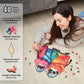 LEOGOR 350 Piece Wooden Puzzle - Penguins Arctic Charm, Extra-Thick 5mm, 16.7x14.9in, Hand-Shaped Marine Life Design, Gift for Puzzle Lovers