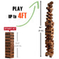 Jst Gamez Large Tower Wooden Stacking Outdoor Games For Adults And Family Yard Lawn Blocks Games - Includes Rules And Carrying B