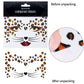 Dxhycc Cat Costume Leopard Cat Ears Headband Tail Bowtie Tutu And Leopard Face Sticker For Halloween Dress Up