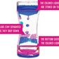 Blue & Pink Liquid Motion Bubbler