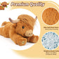 Music Highland Cow Brown Stuffed Animals For Kids, Farm Cow Plush Toy For Anxiety With Mooing Sound, Soft Cuddly Plushie Toys Gi