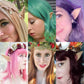 yuntop 2 Pair Cosplay Fairy Pixie Elf Ears Christmas Anime Party Latex Ears Nature Color