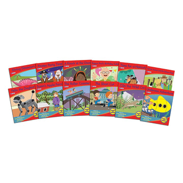 Junior Learning JL385 Decodable Readers Phase 6 - Spelling Fiction, Multi