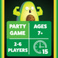 Exploding Kittens Presents Throw Avocado - A Dodgeball Card Sequel and Expansion Set - Family-Friendly Card Games for mature-themeds  Teens & Kids - 2-6 Players - Ages 7 and Up - 120 Cards