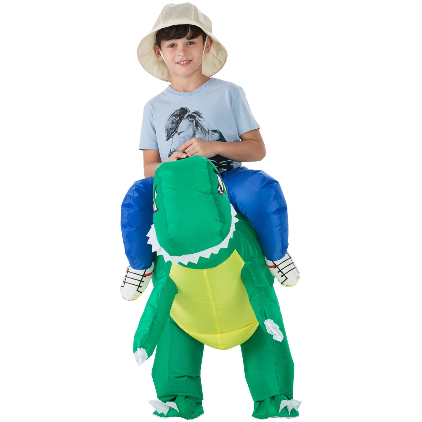 Toloco Inflatable Costume For Kids Blow Up Dinosaur Costume, Inflatable Dinosaur Costume, Blow Up Costume Kids Halloween Costumes For Boys And Girls, Blow Up T Rex Costume