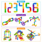 Burgkidz Stem Learning Pipe Tube Toy, Sensory Toys, Tube Locks Construction Building Blocks, Educational Stem Building Learning Toys With Wheels Baseplate For All Ages Kids Boys Girls, 188 Pcs