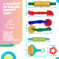 Dimrom Clay And Play Dough Tools Six Piece Set - Ages 3 & Up (18Pcs)