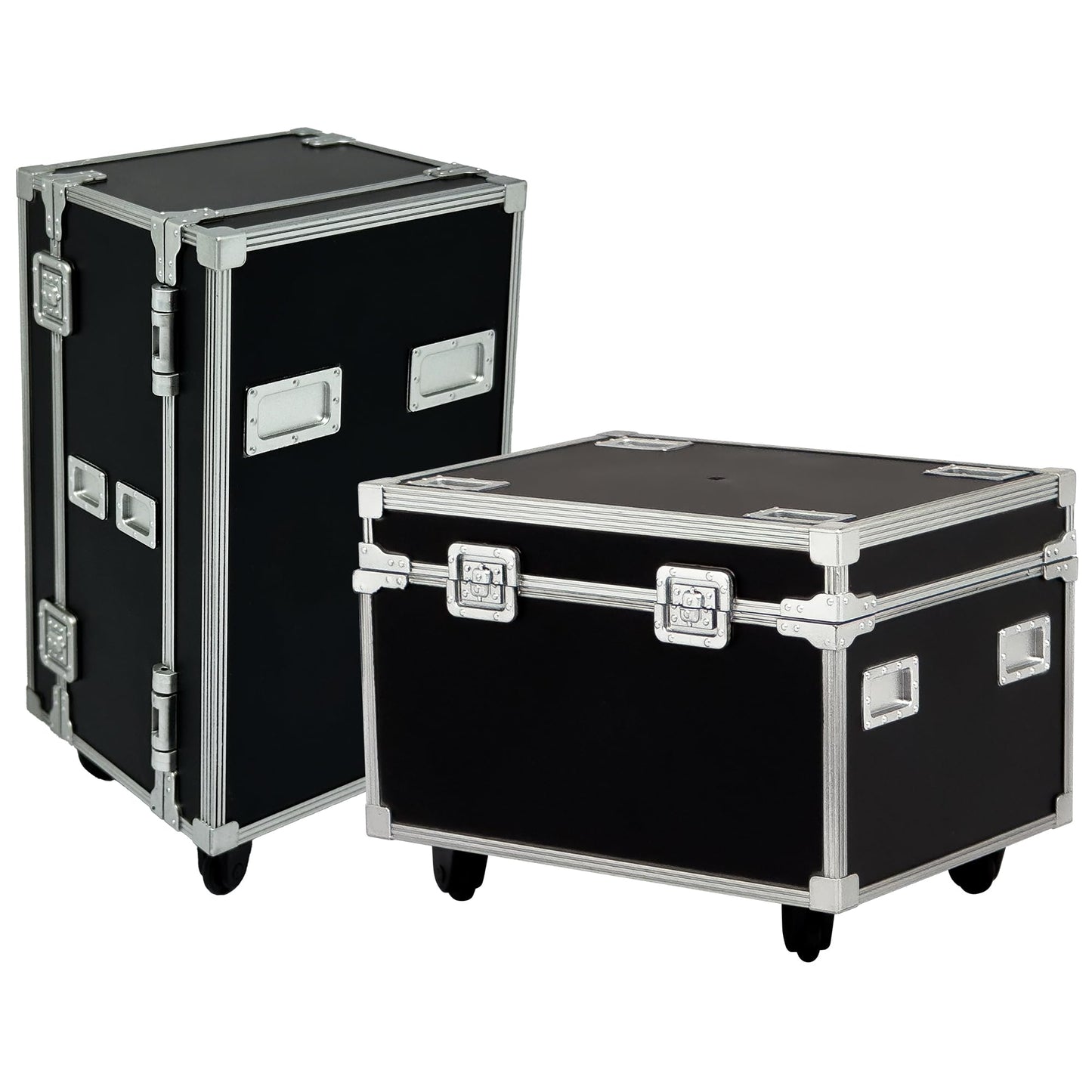 Set of 2 Road Cases for Wrestling Action Figures