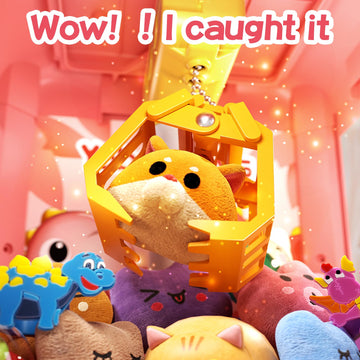 Eohemeral Dinosaur Claw Machine For Kids,Mini Vending Machine Girls With Music.Electronic Prize Dispenser Arcade Game Machine,Cl