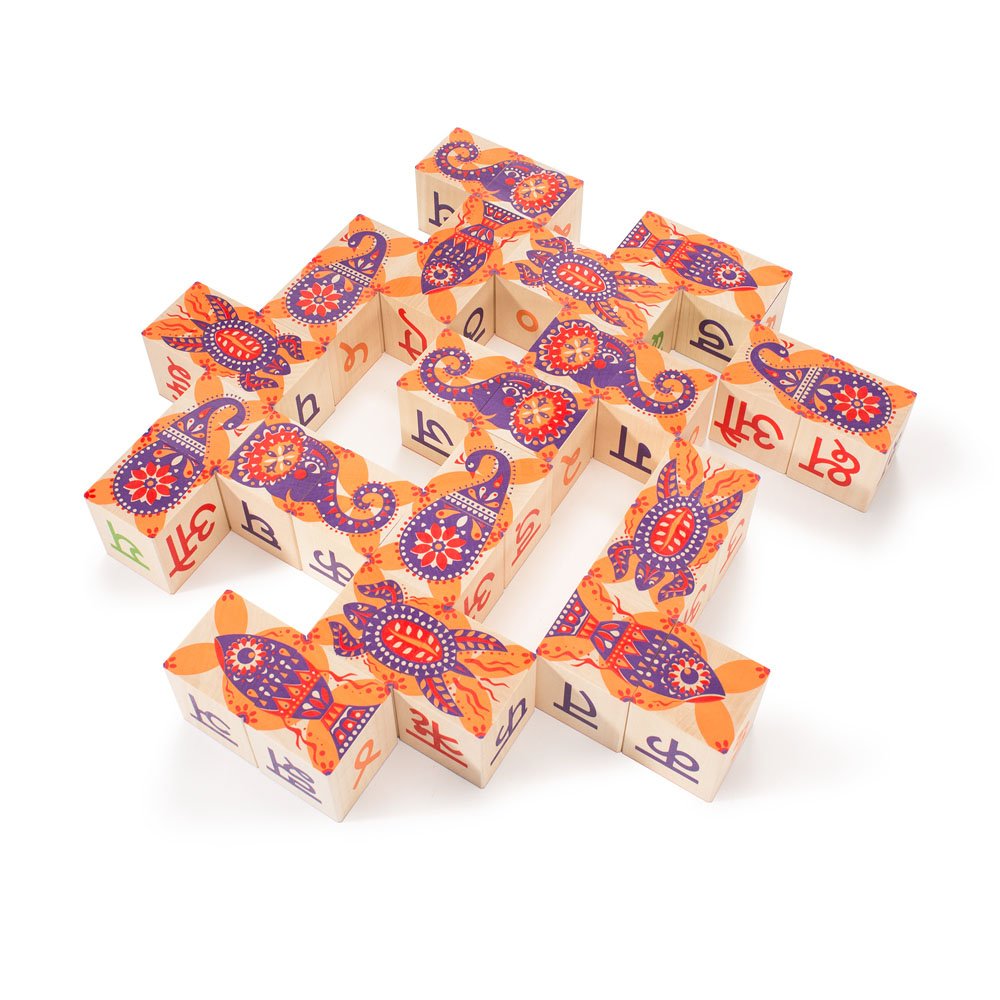 Uncle Goose Hindi Blocks - Made In The Usa