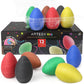 Arteza Kids Sidewalk Chalk, Set of 12, Easy-to-Hold Egg-Shaped Washable Chalk, Art Supplies for Spring and Summer Activities, Ou