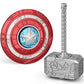 Cool Hammer Fidget Spinner Toy For Kids Adults, Metal 2 In 1 Hammer For Kids Adults, Keychain Infinity Cube For Office Stress Relief, Goody Bag Filler, 2 Pack Birthday (With Case)