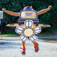 SAFIGLE Children Wearable Cardboard Plane: Airplane Costume for Kids DIY Paper Aircraft with Rotating Fan - Cardboard Car Fun Ou