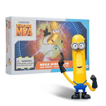 Yolopark Minions Toy Despicable Me 4 Toys, 5.1 Inch Mega Tim Action Figures, Magnetic Head And 360°Rotatable Body With Stretchable Arms Minion Model Kits,Gifts For Kids Ages 8 Years & Older