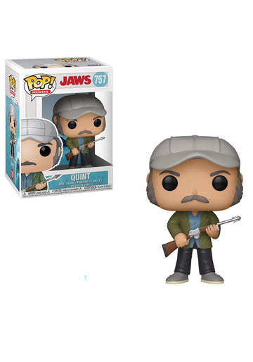Funko Pop! Movies: Jaws - Quint Vinyl Figure, Multicolor, Model 38564, 10 Count