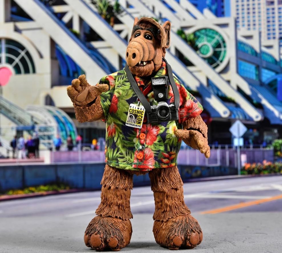 NECA Alf 7-Inch Scale Cosmic Con Alf Action Figure - SDCC limited availability