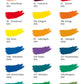 Pelikan Transparent Watercolor Paint Set, 12 Colors (721886), Multi,Black,Blue,Green