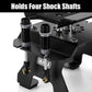 INJORA Aluminum 80g RC Car Stand with Shock Holder for 1/24 1/18 RC Crawler Upgrade(Black)