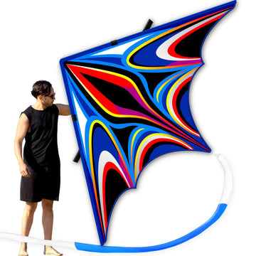 SGftre Blue Large Delta Kite for Adults