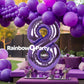 Rainbowq Party 8 Balloon Number 40 Inch For Boy Or Girl Big Purple 0-9 Foil Mylar Large 8 Number Balloon Happy 8Th Birthday Part
