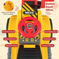 Honey Joy Ride On Excavator, No Power Ride On Construction Vehicles For Kids, Helmet, 3 Toy Rocks, Adjustable Bucket, Horn, Ride On Loader, Bulldozer Ride On Toy, Gift For Boys Girls